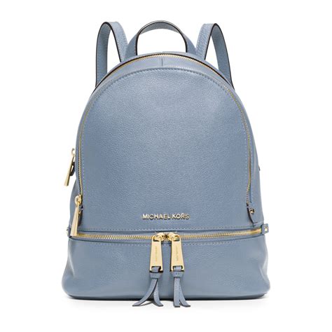 baby blue michael kors backpack|blue michael kors backpack purse.